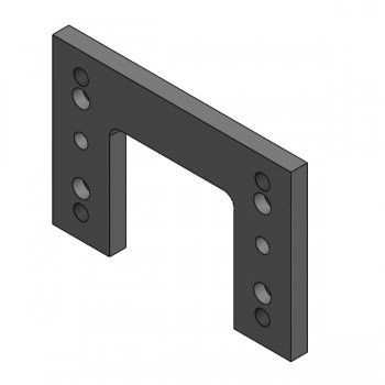 Foto: Calco Metalico Prensa Trilateral Zenith 138x97x9,5mm