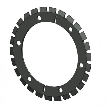 Foto: Faca Circular Bipartida D10XE4 115x80mm Cromoman