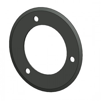 Foto: Faca Circular 03 Furos Reta 110x65x1,5mm Cromoman