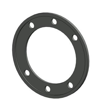 Foto: Flange Suporte Faca Circular Funil Manroland Euroman