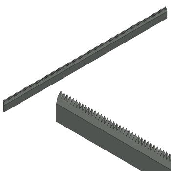 Foto: Faca Serrilhada 420x25x3mm SOS Polisac 030