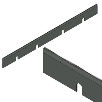 Foto: Faca Serrilhada 470x43x1,5mm Sacoleira Limited Ruizhi RZFD-450B 