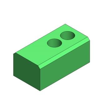 Foto: Bloco Medio 47,5x25x20mm Muller Martini Criss Cross